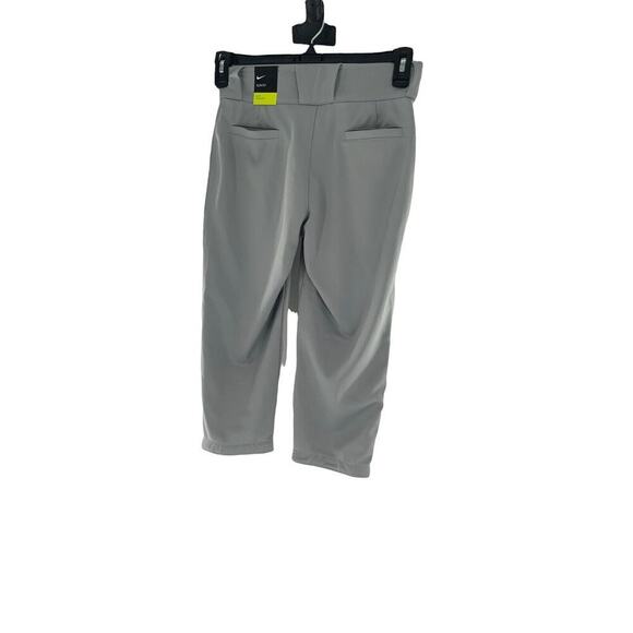 Nike Softball Pants Womens Small Stretch Slim Fit Button Swoosh Athleticwear NEW - Picture 3 of 11